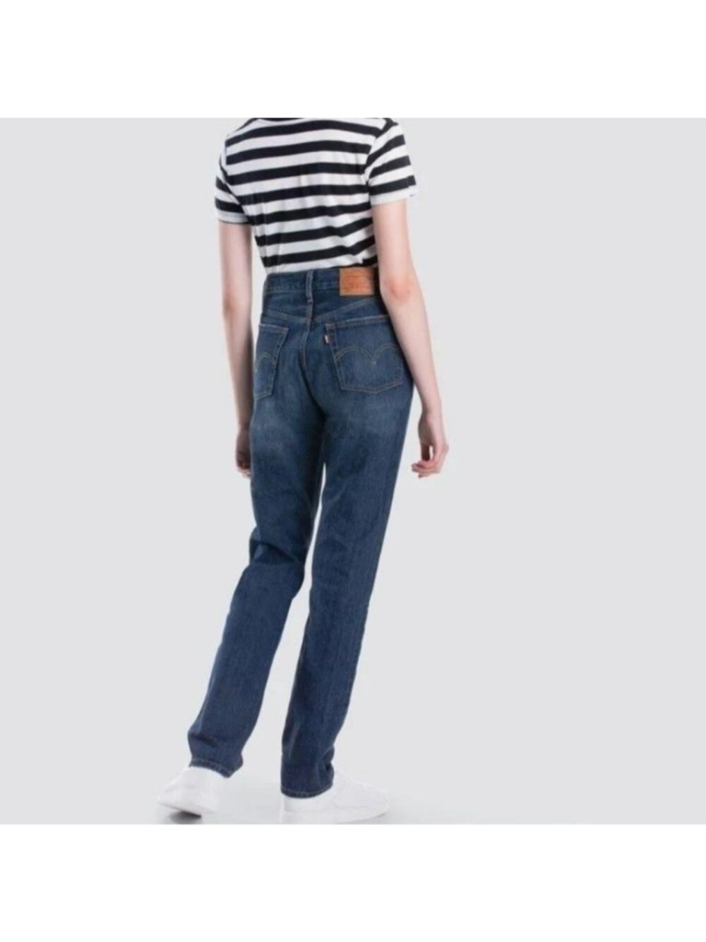 Levi's 501 Original Straight Leg Jeans Medium Wash Cotton